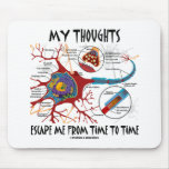 My Thoughts Escape Me From Time To Time mousepads