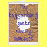 My Toggenburg Goats Ate My Homework cards