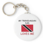 My TRINIDADIAN DAD Loves Me keychains