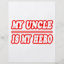 My Uncle Is My Hero Flyers