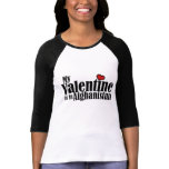 My Valentine is in Afghanistan t-shirts