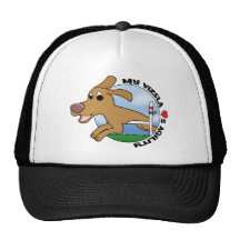 My Vizsla Loves Agility Mesh Hat