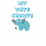MY VOTE COUNTS! t-shirts