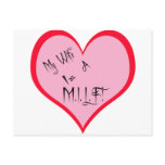 My Wife Is A M.I.L.F. postcards