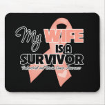 My Wife is a Survivor - Uterine Cancer Mouse Pads