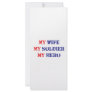My Wife, My Soldier, My Hero Rack Card