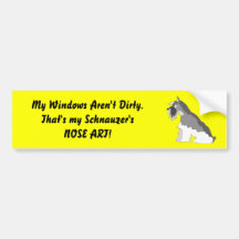 my windows aren't Dirty : NOSE ART! Bumper Stickers