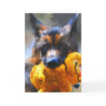 My Yellow Friend German Shepherd Card