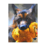 My Yellow Friend German Shepherd Postcard