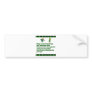 My your blessing out number the shamrocks bumper sticker
