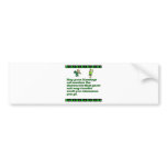 My your blessing out number the shamrocks bumper stickers