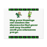My your blessing out number the shamrocks postcards