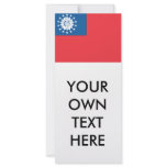 Myanmar Flag rack cards