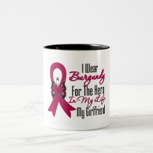 Myeloma Ribbon Hero My Girlfriend Mug