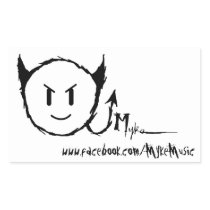 Myke Rectangle Sticker