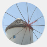 Mykonos Windmill Stickers