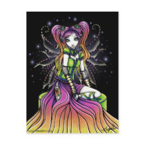 Myra Celestial Rainbow Fairy Art Postcard