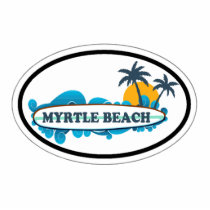 Myrtle Beach Oval Design. Photo Cutout