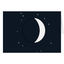 Mysterious Moon Greeting Card