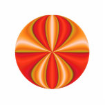 mystery orange photo sculptures