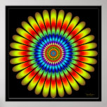 Mystic Flower Power Poster