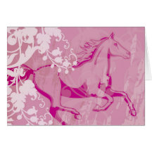 Mystic Garden Horse Card