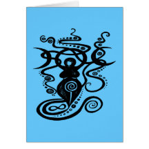 Mystic Goddess 1 Greeting Cards
