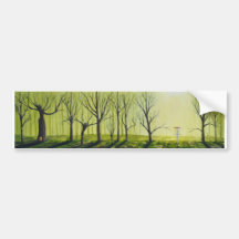 Mystic Hallows disc golf Bumper Sticker
