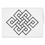 Mystic Knot - B&W 1 Greeting Cards