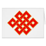 Mystic Knot - Red & Yellow Card