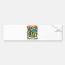 Mystic M Bumper Stickers
