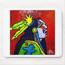 Mystic Warrior # 1 by Piliero Mousepads