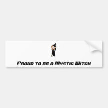 Mystic Witch Bumper Sticker