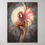 Mystical Autumn Fairy Poster