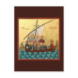 Mystical Icon of the Holy Church Prayer Card postcards