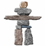 Mystical Native American Inukshuk Sculpted Magnet photo sculptures