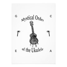 Mystical Order of the Ukulele Personalised Announcements