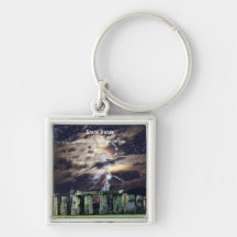 Mystical STONE HENGE England U.K.  Keychain