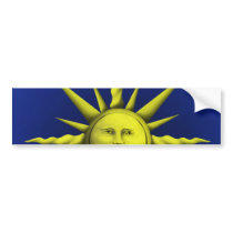 Mystical Sun Bumper Stickers