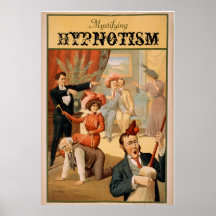 Mystifying Hypnotism VAUDEVILLE Poster