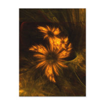 Mystique Garden Abstract Art Postcard