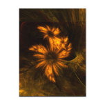 Mystique Garden Abstract Art Postcard