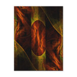 Mystique Jungle Abstract Art Postcard