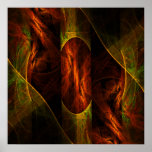 Mystique Jungle Abstract Art Print