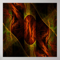 Mystique Jungle Abstract Art Print
