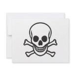 Mythbusters Skull invitations