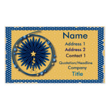 Mythical floral business card