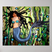 MYTHICAL MERMAID PRINT