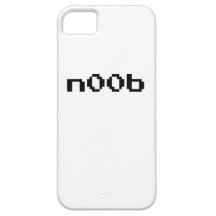 n00b Kill Video Game Font iPhone 5 Cover
