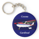 N13HK Portrait, Cessna, Cardinal keychains